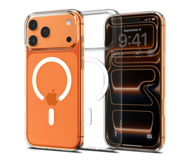 Spigen Liquid Crystal Mag Magsafe do Iphone 17 Pro Clear/White - 1359837 - zdjęcie